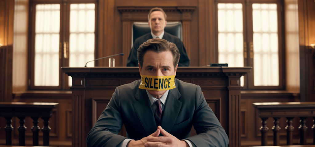 Defendants right not to testify in court