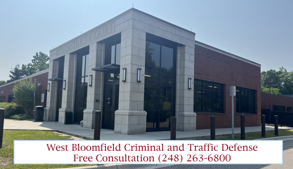 West Bloomfield Criminal Traffic Defense Attorney