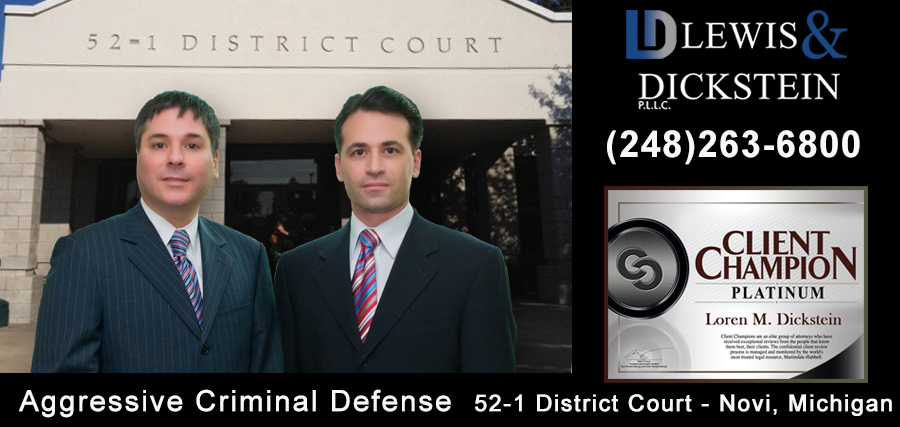 Criminal Defense Attorneys - 52-1 District Court in Novi