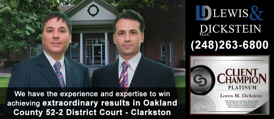 52-2 District Court - Clarkston Criminal Defense Lawyers