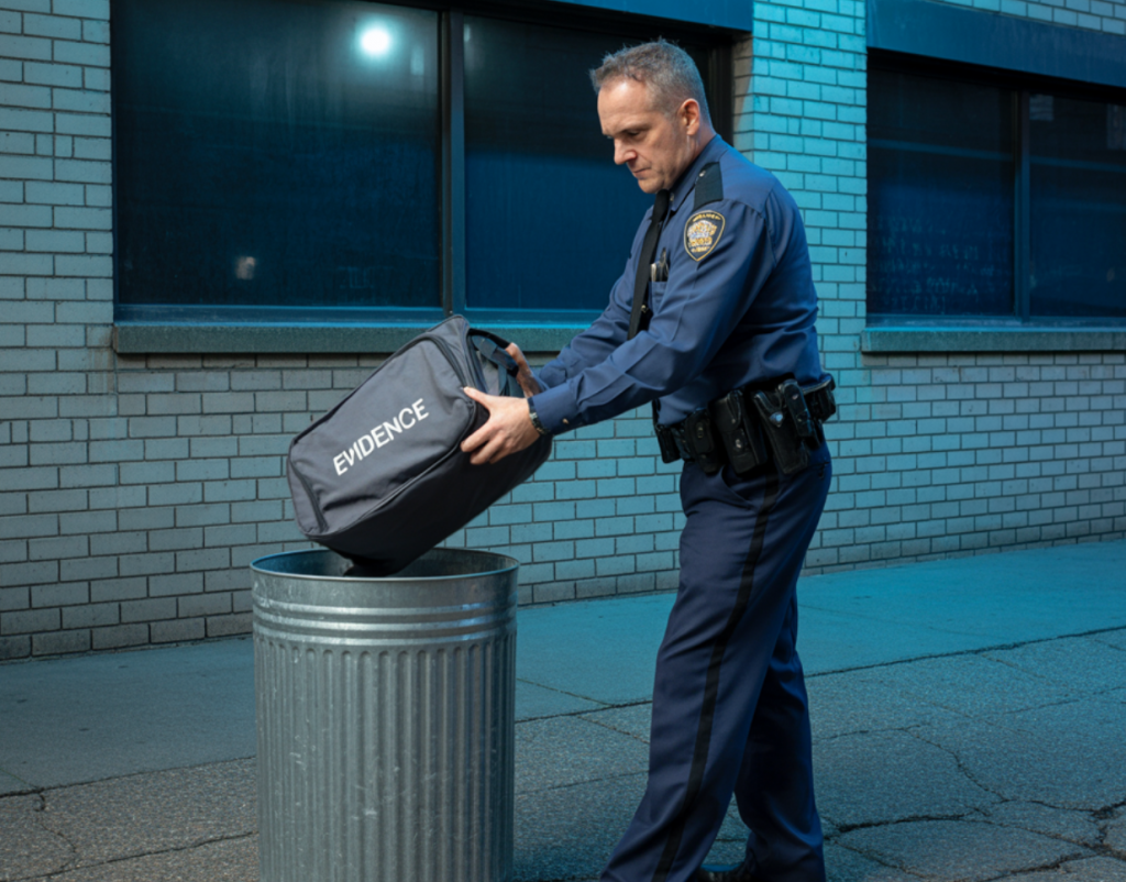 Police government destroys evidence dismissal