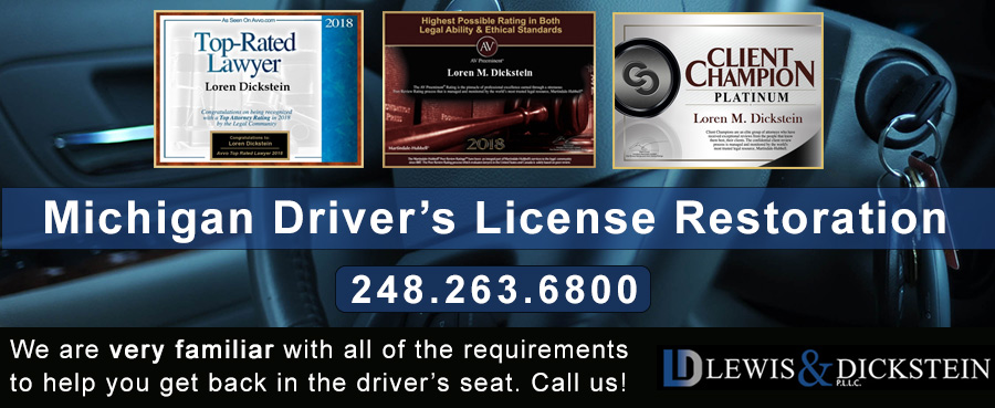 Michigan Drivers License Restoration Attorney