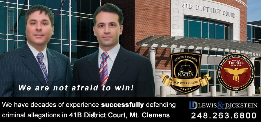 Mt ClemenDefense Attorneys for Judge Carrie Fuca, 41B District Court in Clinton Township, Michigan