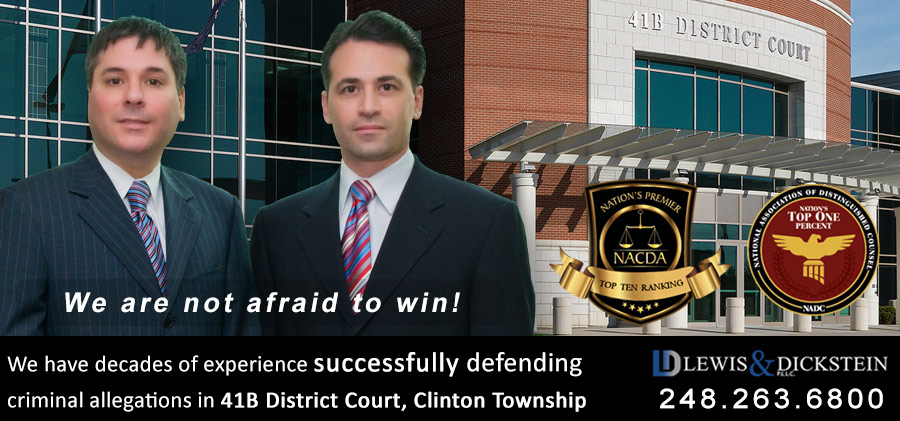 41B District Court Clinton Township Attorney