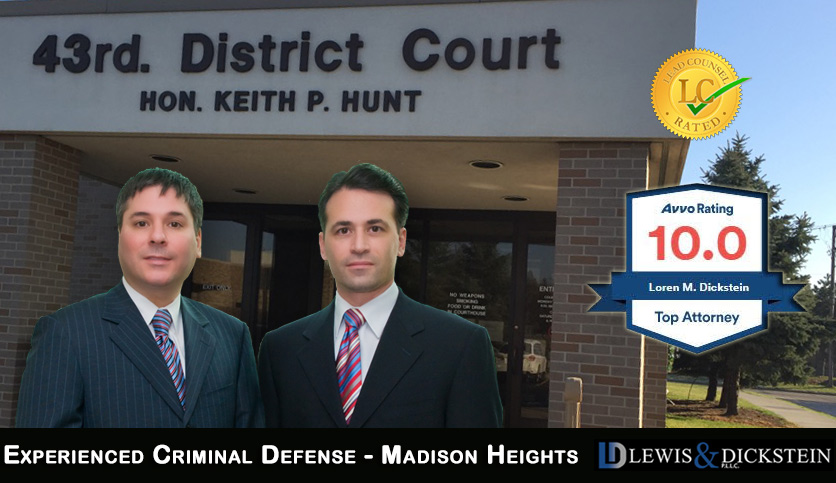 43rd District Court - Madison Heights - Criminal Defense